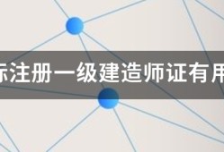 国际注册一级建造师证有用吗