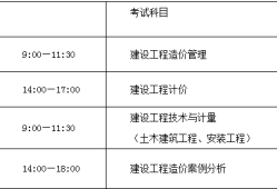 造价工程师考试科目题型分布,造价工程师考试科目题型