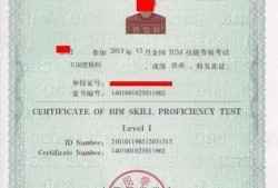 bim高级项目经理证书bim工程师项目经理