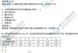 2012造价工程师真题,2012造价案例真题解析