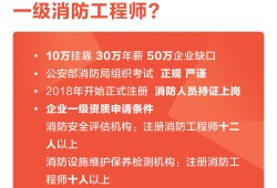 消防工程师报名资格条件消防工程师报名资格