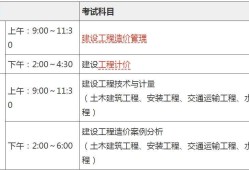 2022年一级造价工程师考试科目,造价工程师考试科目及时间