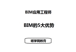 BIM应用工程师理论知识考试的简单介绍