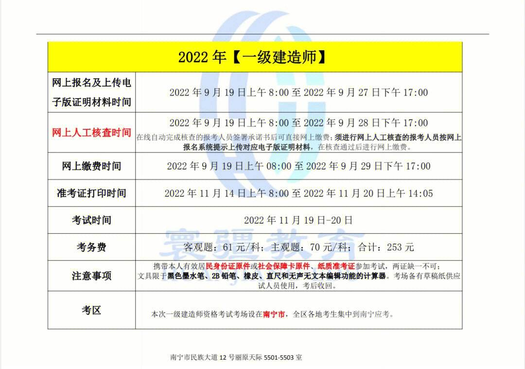 一级建造师每年啥时候考试,一级建造师每年考试时间  第1张