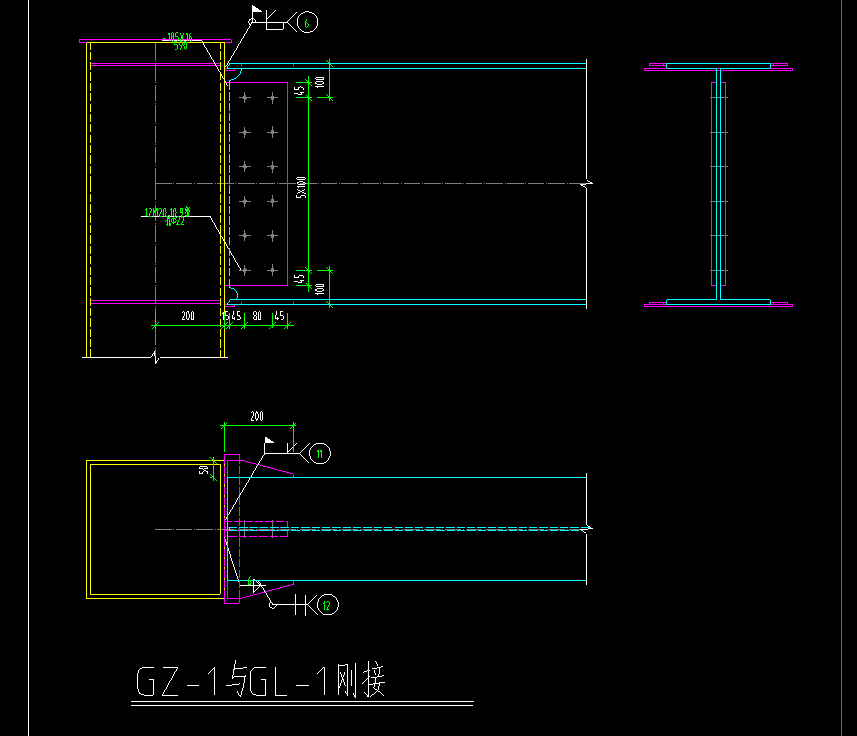 钢结构梁柱节点图详解,钢结构节点图集  第1张