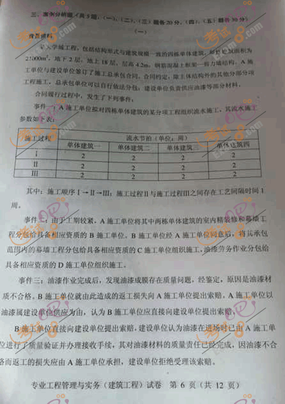 2016年一级建造师真题答案2016年一级建造师真题  第2张