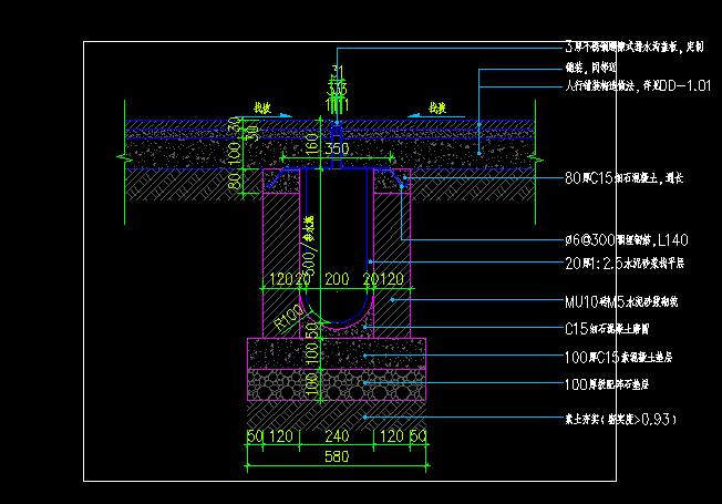 线性排水沟施工图线性排水沟施工做法  第2张
