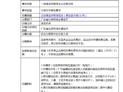 一级建造师转注册一建转注册如何办理