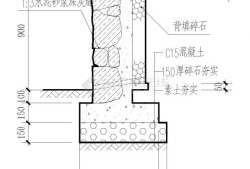 毛石混凝土挡墙,毛石混凝土挡土墙