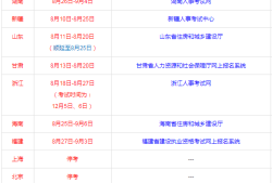 每年
报名大概什么时间?
每年报考时间