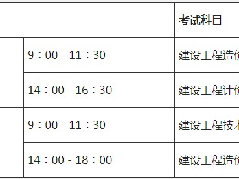 造价工程师考试什么时候,今年造价工程师考试时间