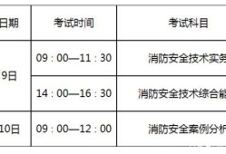 二级消防注册工程师考试计划二级注册消防工程师时间