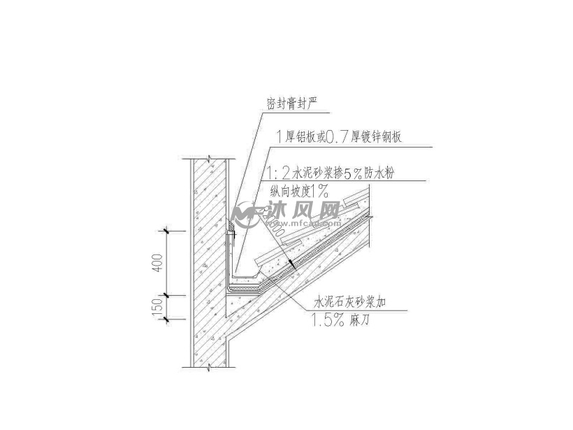 坡屋顶天沟施工方法,坡屋顶天沟  第1张