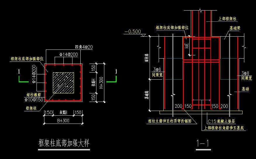 底部加强区底部加强区钢筋图解  第1张