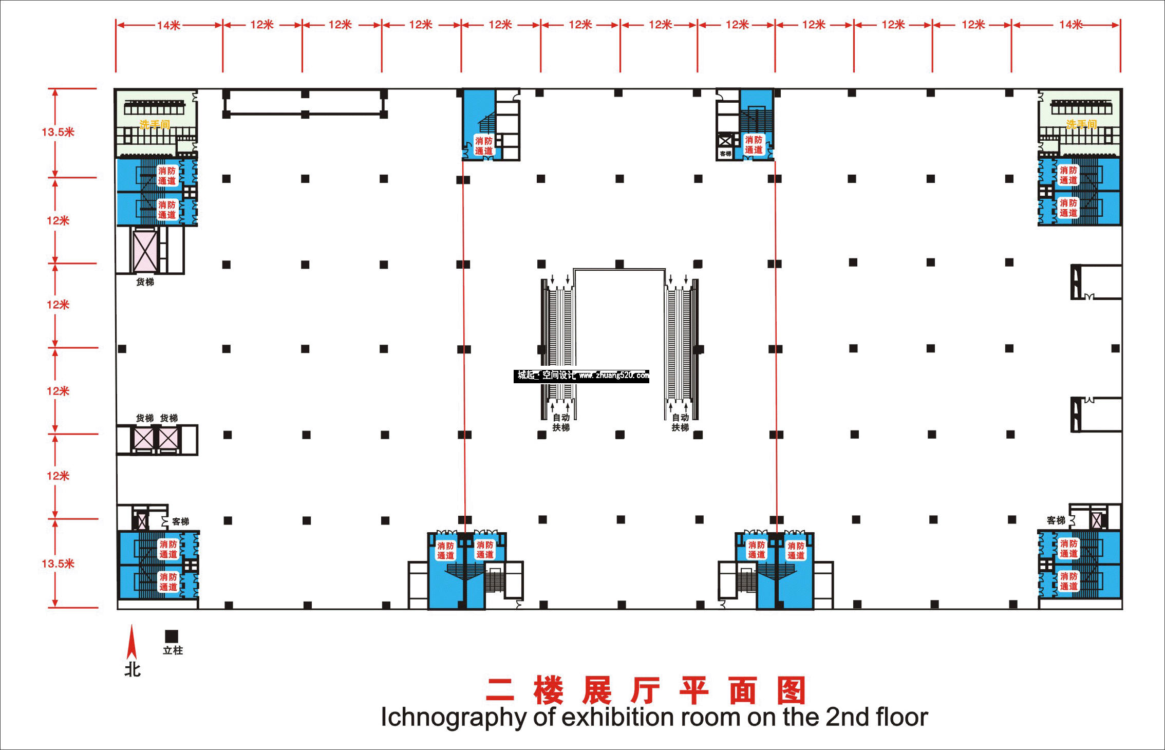 展示设计平面图尺寸,展示设计平面图  第1张