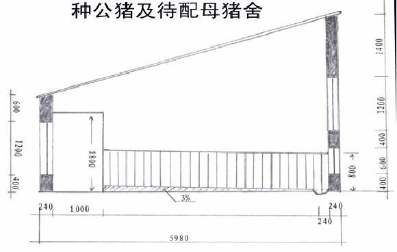 猪圈设计图农村私人猪圈设计图  第2张