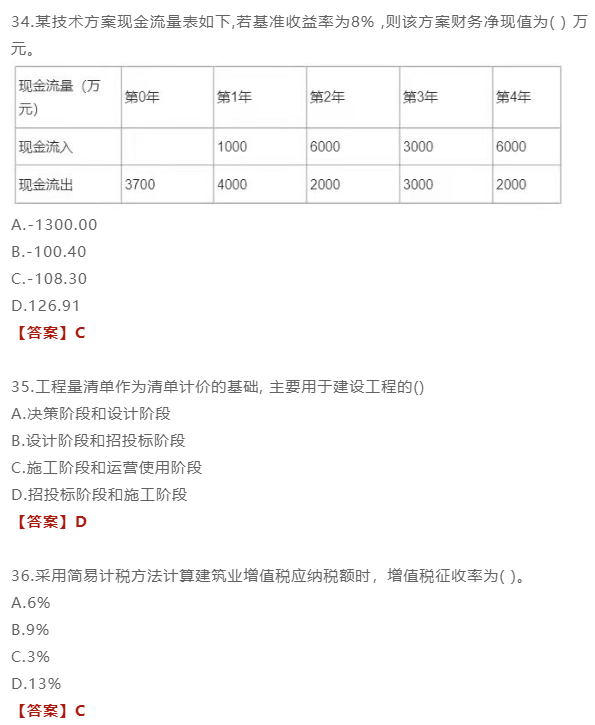 包含一级建造师工程经济重点的词条  第2张