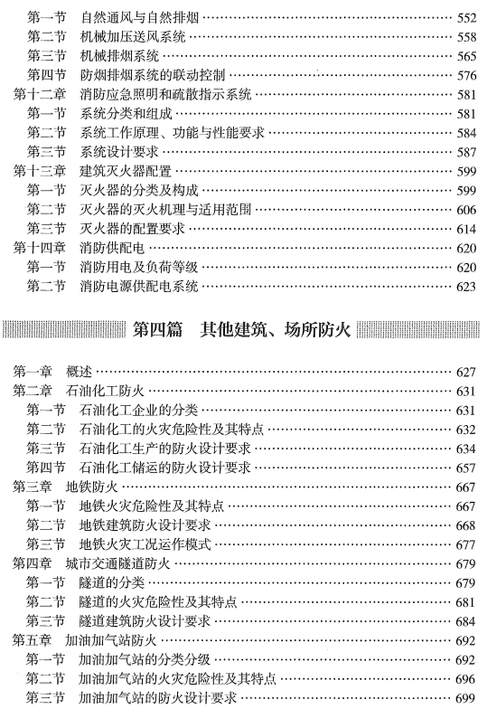 一级消防工程师教材目录一级消防工程师培训教材  第1张