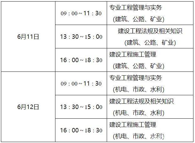 
考试地点,全国一级建造师考试时间  第2张